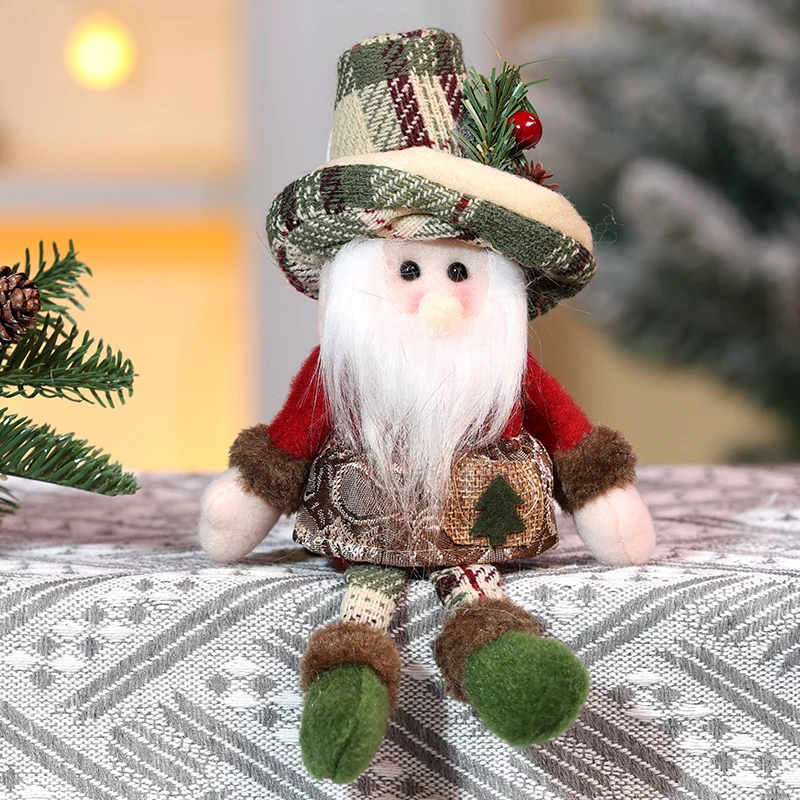 4 шт. новая большая кукла Санта-Клауса снеговика детский рождественский подарок