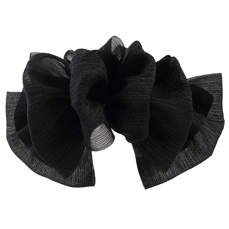 Модный тюль с большим бантом и облаками зажим для волос элегантный ретро женский