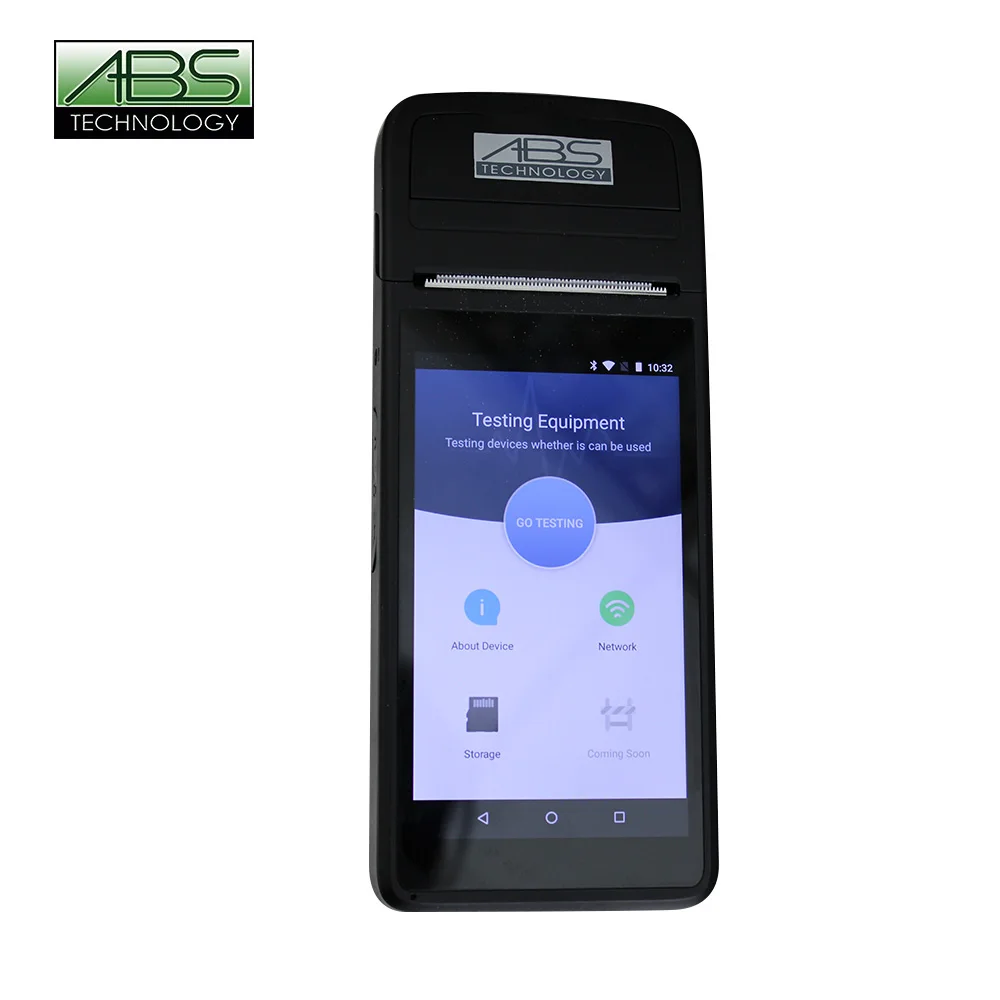 Фото Смарт-терминал Android RFID POS для ATV и UTV с 5-дюймовым экраном, портативный, с NFC, Bluetooth, USB, Wi-Fi, 2 ГБ ОЗУ, 16 ГБ SSD, термопринтер 58 мм №2