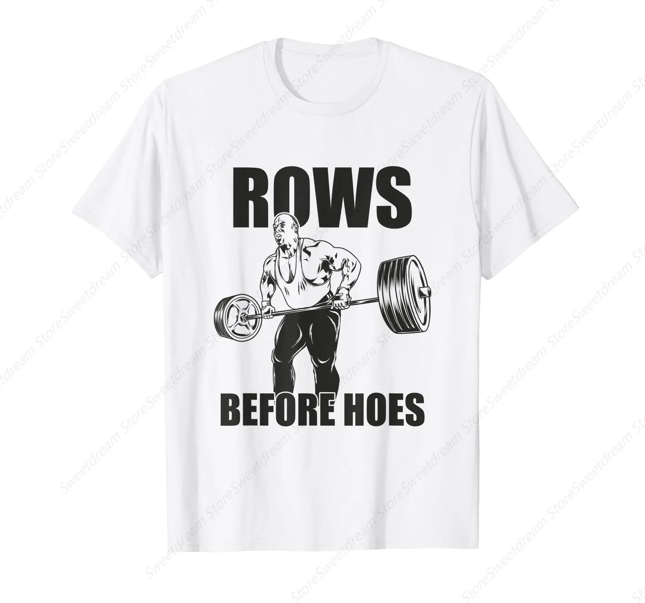 Yeah Buddy-Ronniee Coleman Barbell Row-Мотивационная футболка для спортзала хлопковая с круглым