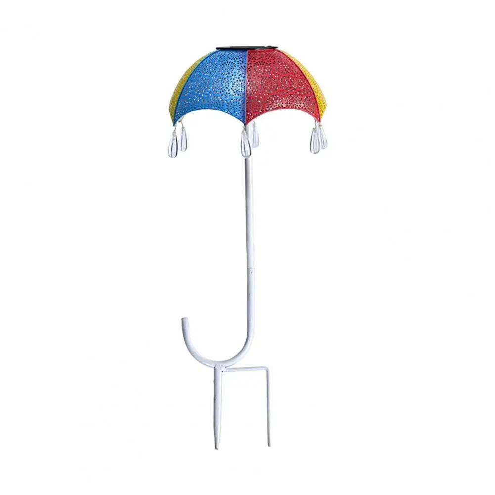 

Durable Great Umbrella Style Solar Lamp Walkway Lights Practical Landscape Lamp Creative Shape for Yard