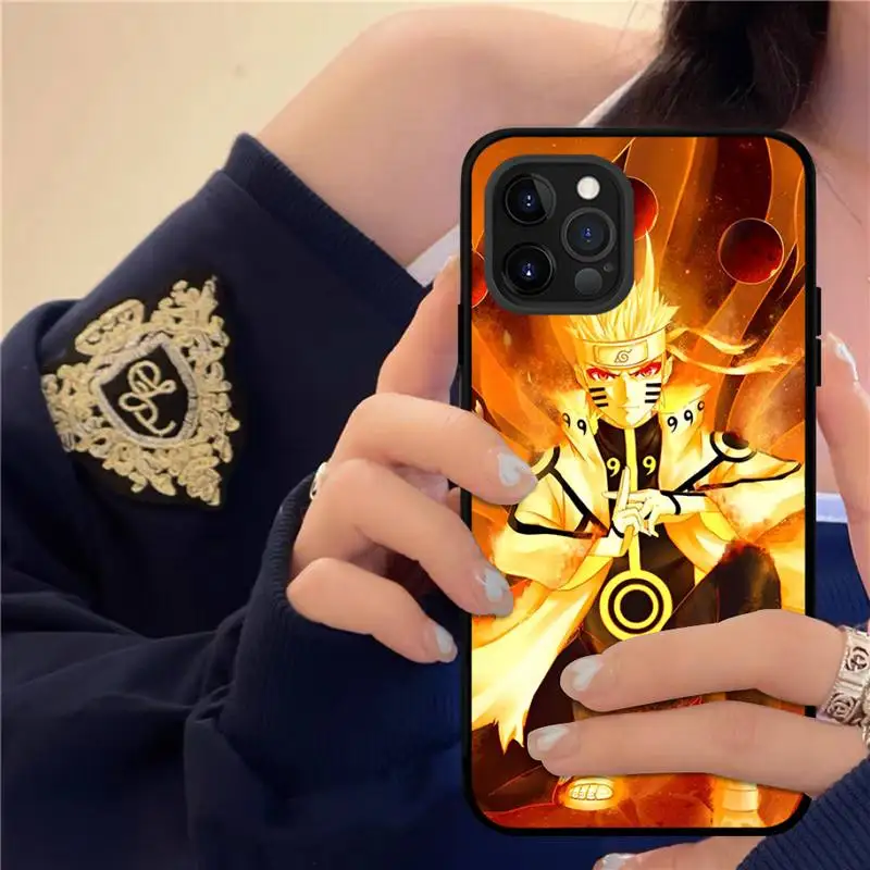 Чехол для телефона BANDAI с аниме Наруто удзумаки iPhone 11 12 13 mini pro XS MAX 8 7 6 6S Plus X 5S SE 2020 XR |