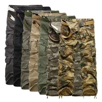 men military style tactical workout straight men trousers casual camouflage man pants cotton cargo pants