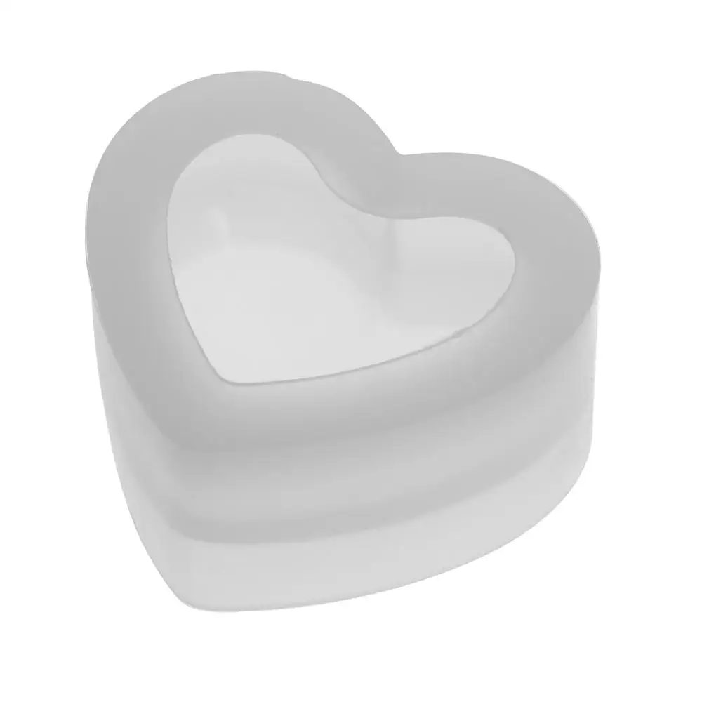 3D любовь искусственная кожа силиконовая форма украшение для дома свеча смола