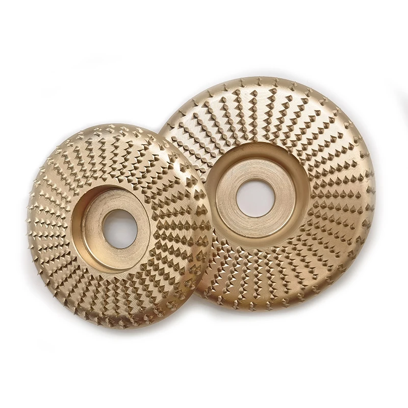 Plat-Arc Wood Grinding Polishing Wheel Rotary Disc Sanding Carving Tool Abrasive Disc Tools for Angle Grinder 16mm 4 inch Bore