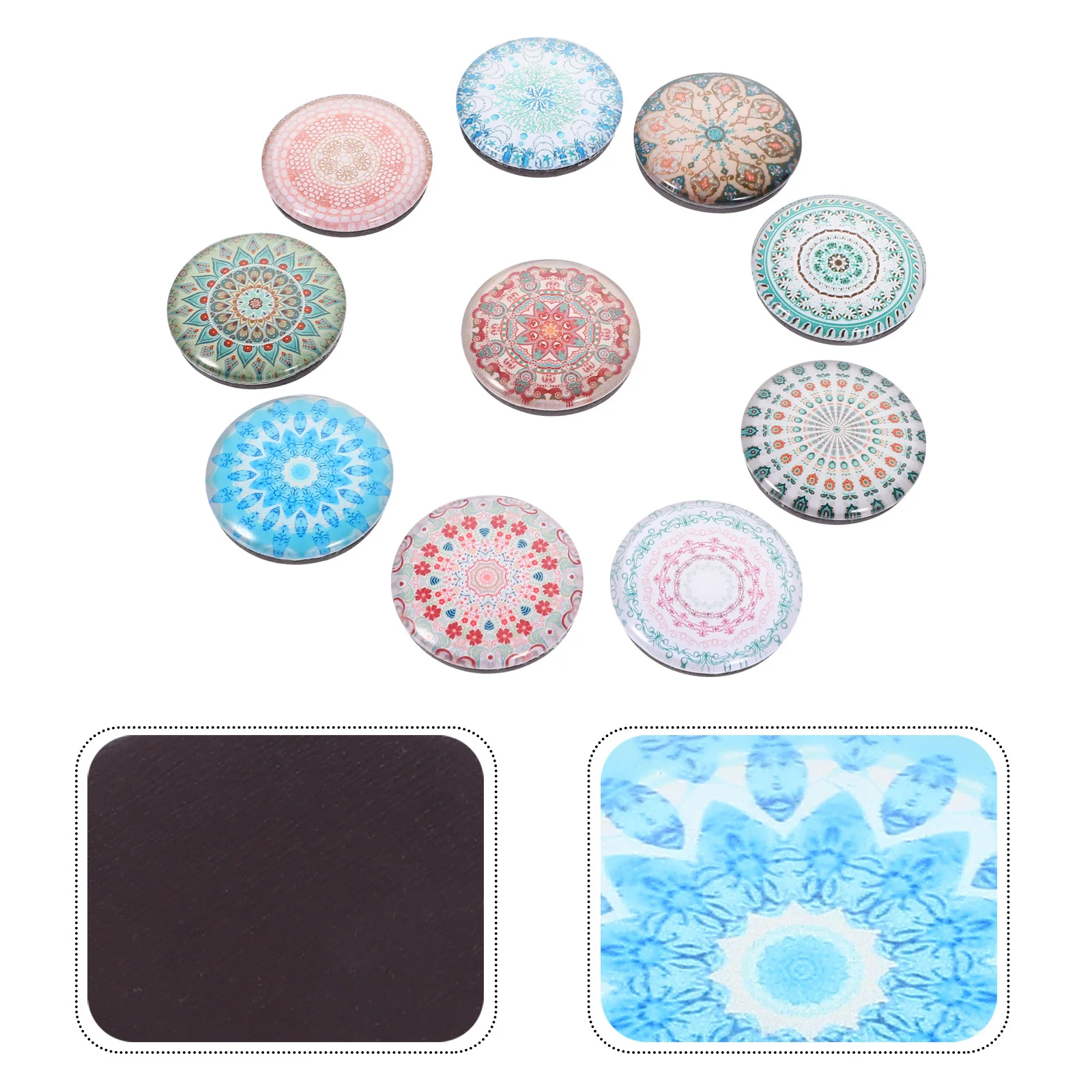 

Magnets Fridge Magnetrefrigerator Decorative Magnetic Mandala Whiteboard Sticker Board Funny Calendar Officedishwasher Multi