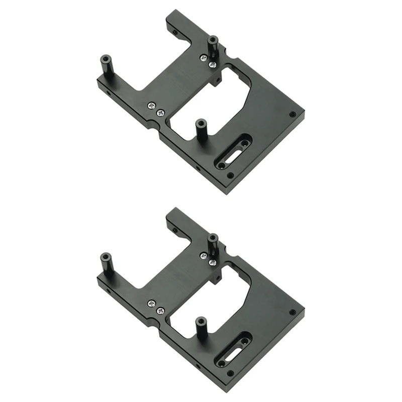 

2X Rc Car Metal Steering Servo Warehouse Fixed Mounting Bracket For Wpl B14 B24 C14 C24 Q65 Mn D90 D99S Mn45,Black