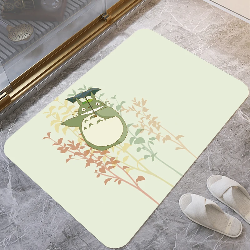 

Diy Diatom Ooze дверной коврик Totoros, коврик для входа в дом, ковер для гостиной, ковер, напольные коврики для ванной комнаты, искусственная ванна для ног