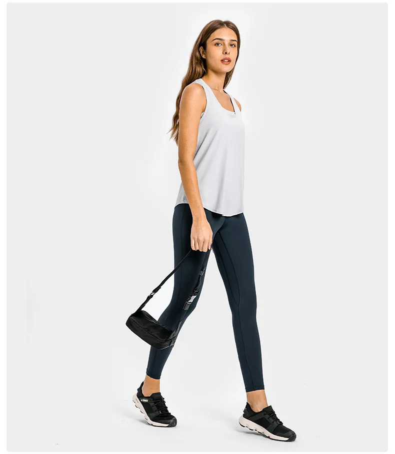 Yoga Tank Top Outdoor Jogging Womens Clothing Sports Top Summer Gym Fitness Vest Smock Thin Soft Tennis Female Sportswear