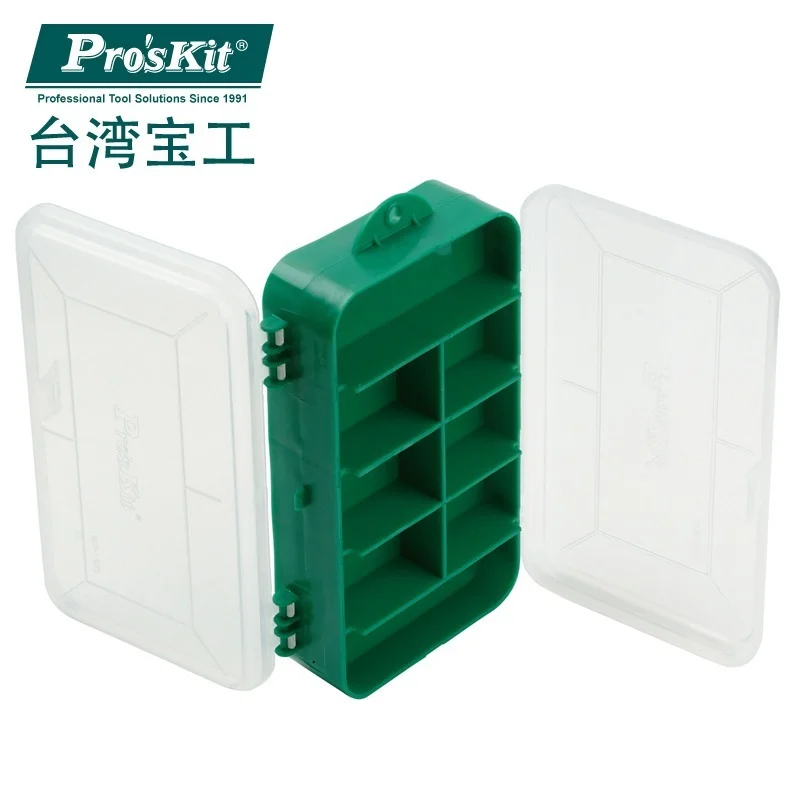 

100% original Pro'sKit 103-132C super hard tool parts storage tool box electronic parts box storage box