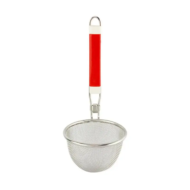 

Stainless Steel Pasta Basket Mesh Spider Food Dumpling Noodle Mesh Strainer Micro-perforated Sieve Skimmer For Kitchen Tools