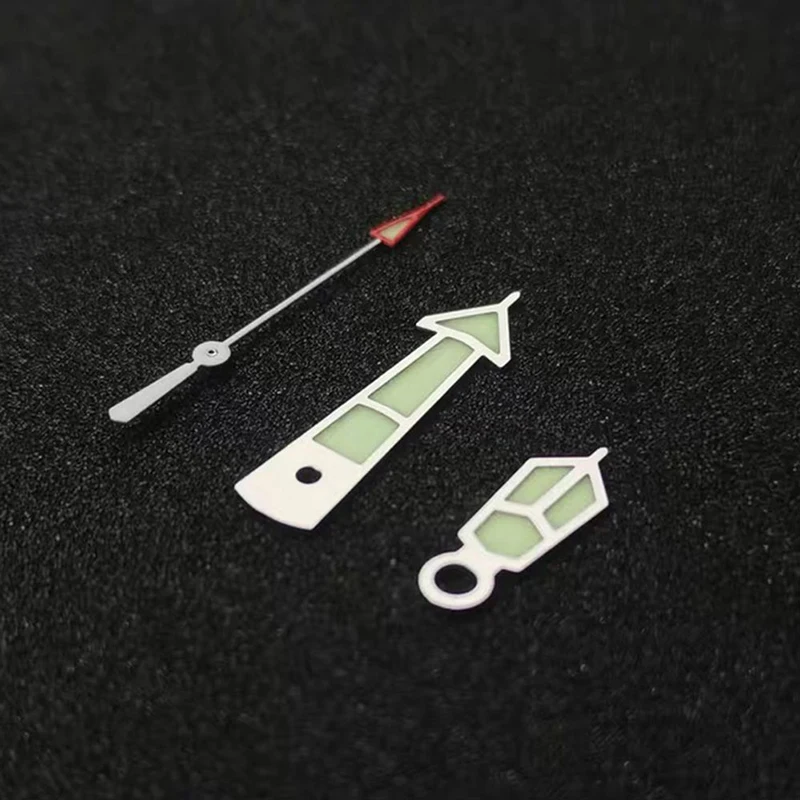SKX NH35 Watch Hands for Seiko SKX007 SPRD SPRE Fit 7s26 NH35 NH36 Movement Green Luminous Hands Watch Repair Pointer Parts