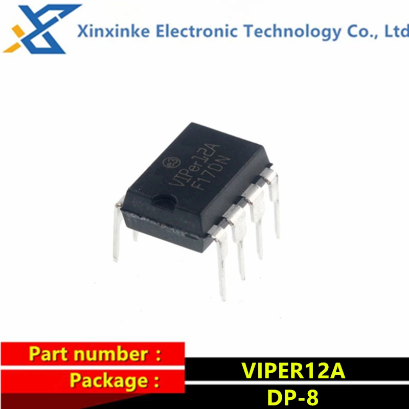 

10PCS VIPER12A DIP-8 VIPER12 Power Chip Induction Cooker IC