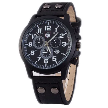 Men's Quartz Watch Belt Student Wristwatch 5