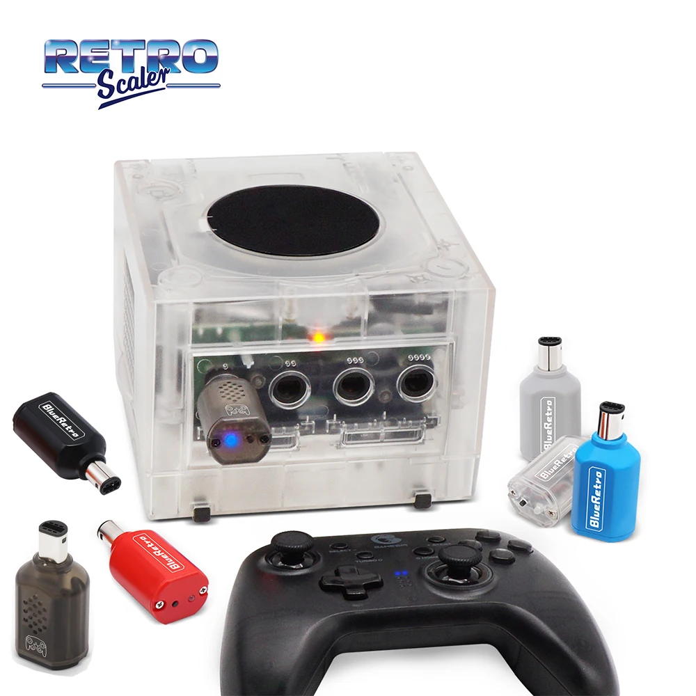 Адаптер для беспроводных контроллеров BlueRetro Motor для консоли Nintendo GameCube для PS3 PS4 PS5 Switch Pro Gamesir T4 Pro Contorller