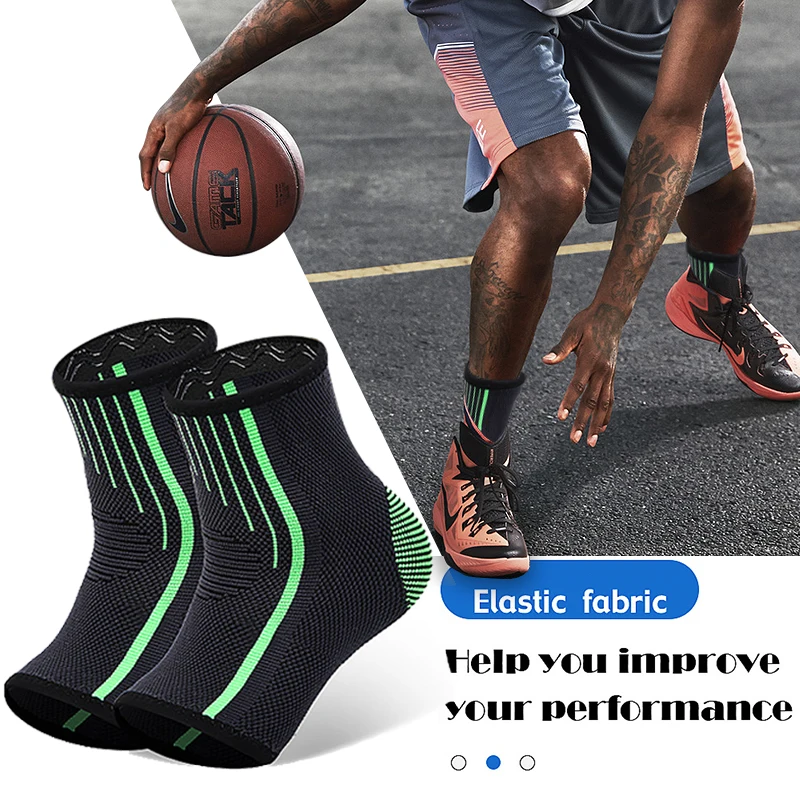 

Fitness Sports Bandage Ankle Support Basketball Football Ankle Brace Foot Strap Nylon Elastic Belt Gym Badminton Ankle Protector