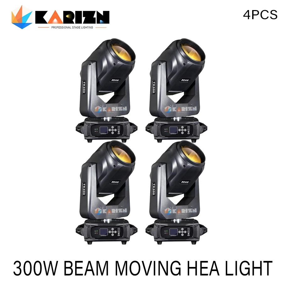 Нет налога 4 шт. 300 Вт флуоресцентная лампа движущаяся головка для дискотеки