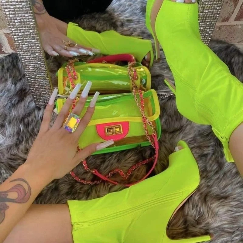 

HOT Women's Ladies Peep Toe Ankle Supper High Heels Female Shoes Zip Fashion New Comfortable Cool Boots Sandals Zapatilla Mujer