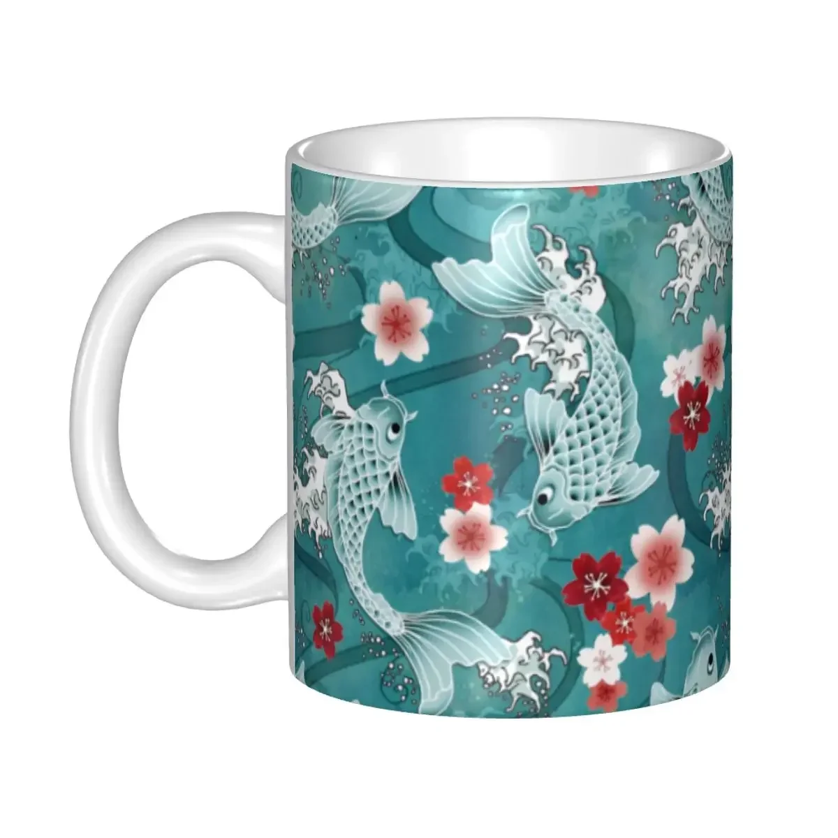 Кружки Koi Sakura Blossom персонализированные японские цветы керамическая кофейная