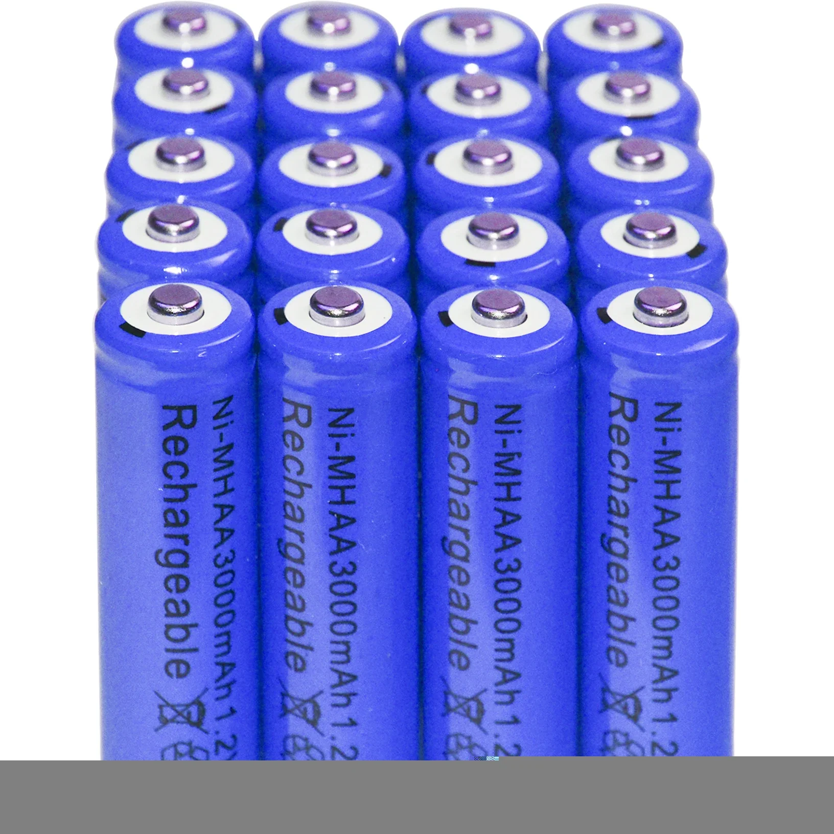 Никель-гидридные перезаряжаемые батарейки AA 3000 мАч 1 2 в 2/8/20/48 шт |