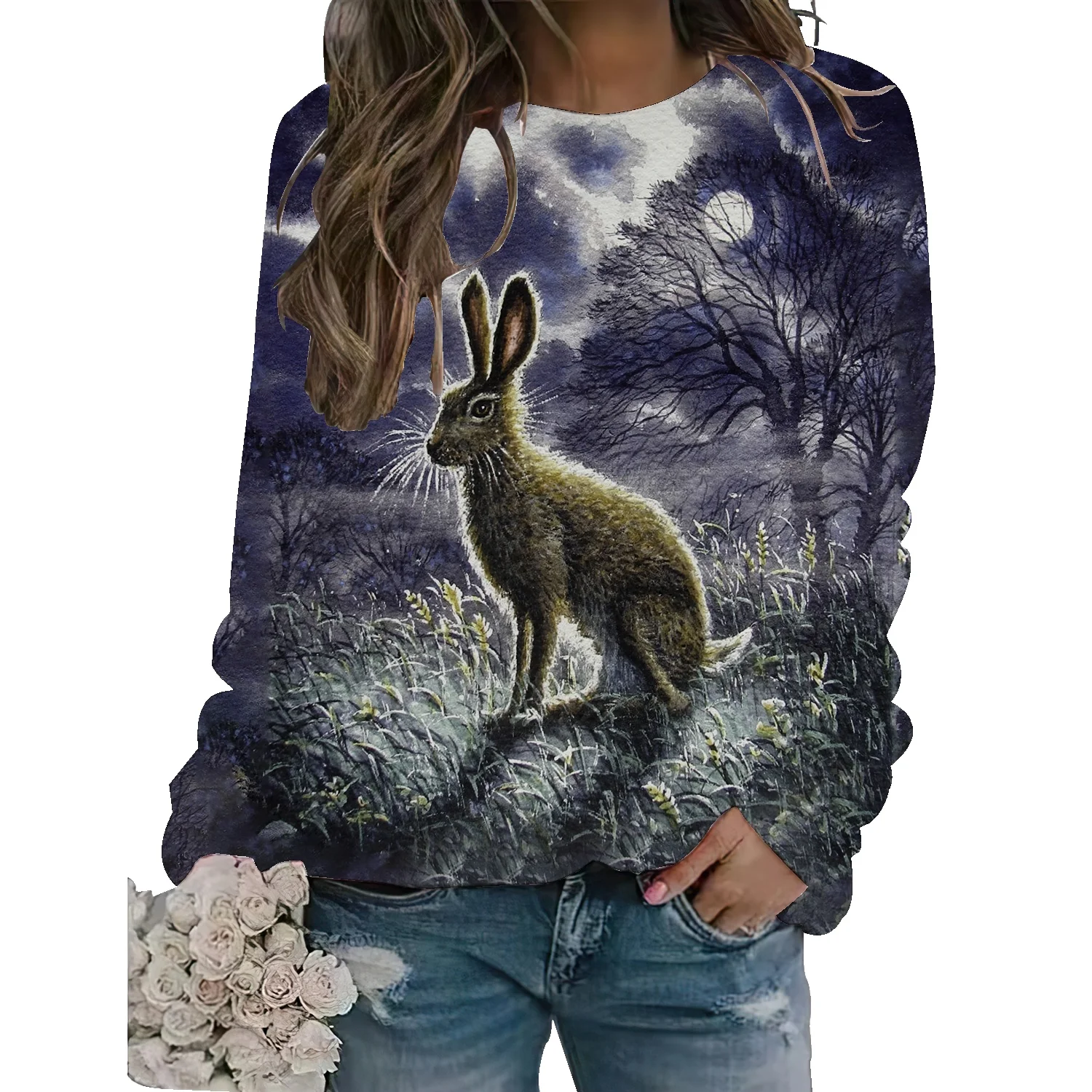 

European and American high street design sweater women's spring and autumn loose and lazy wind bf thin American hiphop jacket