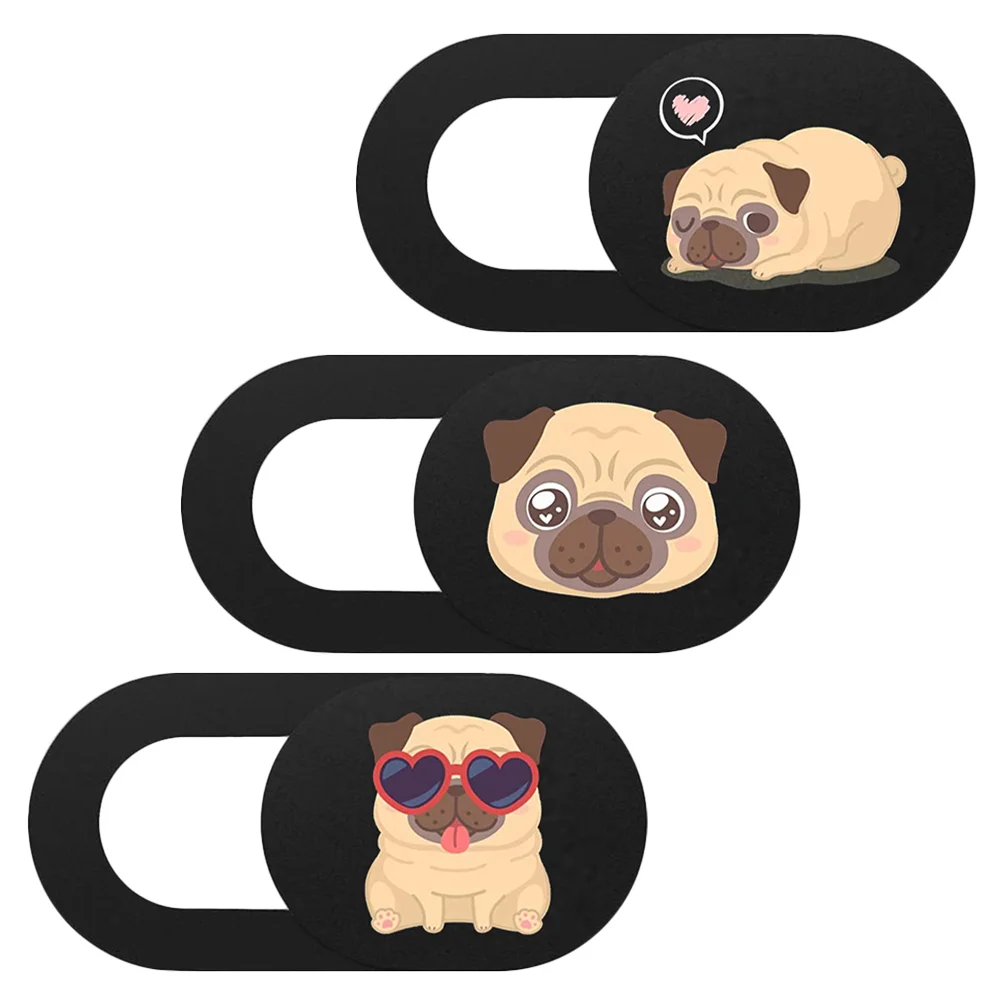 

3pcs Cartoon Chic Durable Privacy Camera Blocker Camera Cover Webcam Slide Blocker Webcam Covers for Laptops