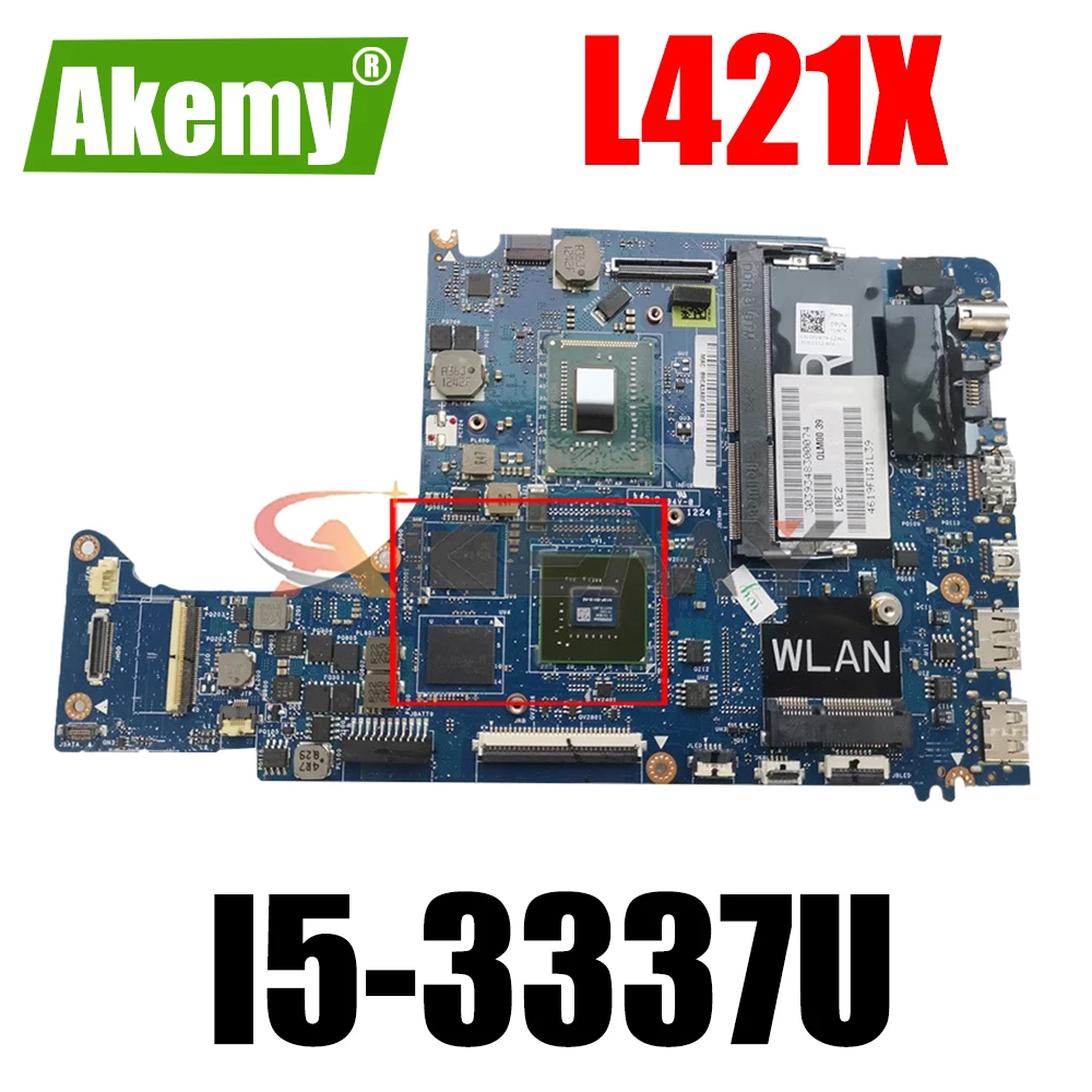 

Akemy CN-09WRFH 9WRFH FOR Dell XPS L421X Laptop Motherboard QLM00 LA-7841P REV:1.0 I5-3337U Mainboard 100% tested