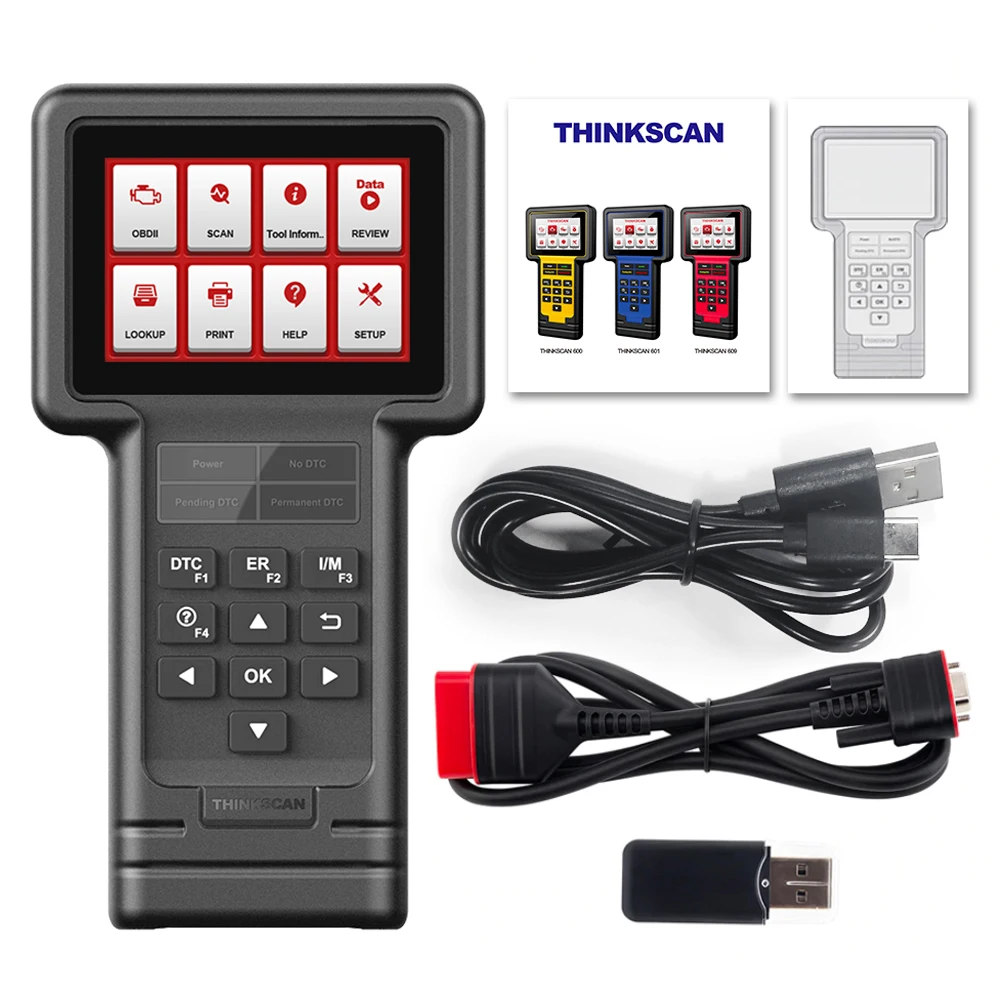 THINKCAR THINKSCAN S05 Automotive OBD2 Scanner Car Diagnostic Tool Code Reader Full System Diagnose Oil Brake SAS ETS DPF Reset |