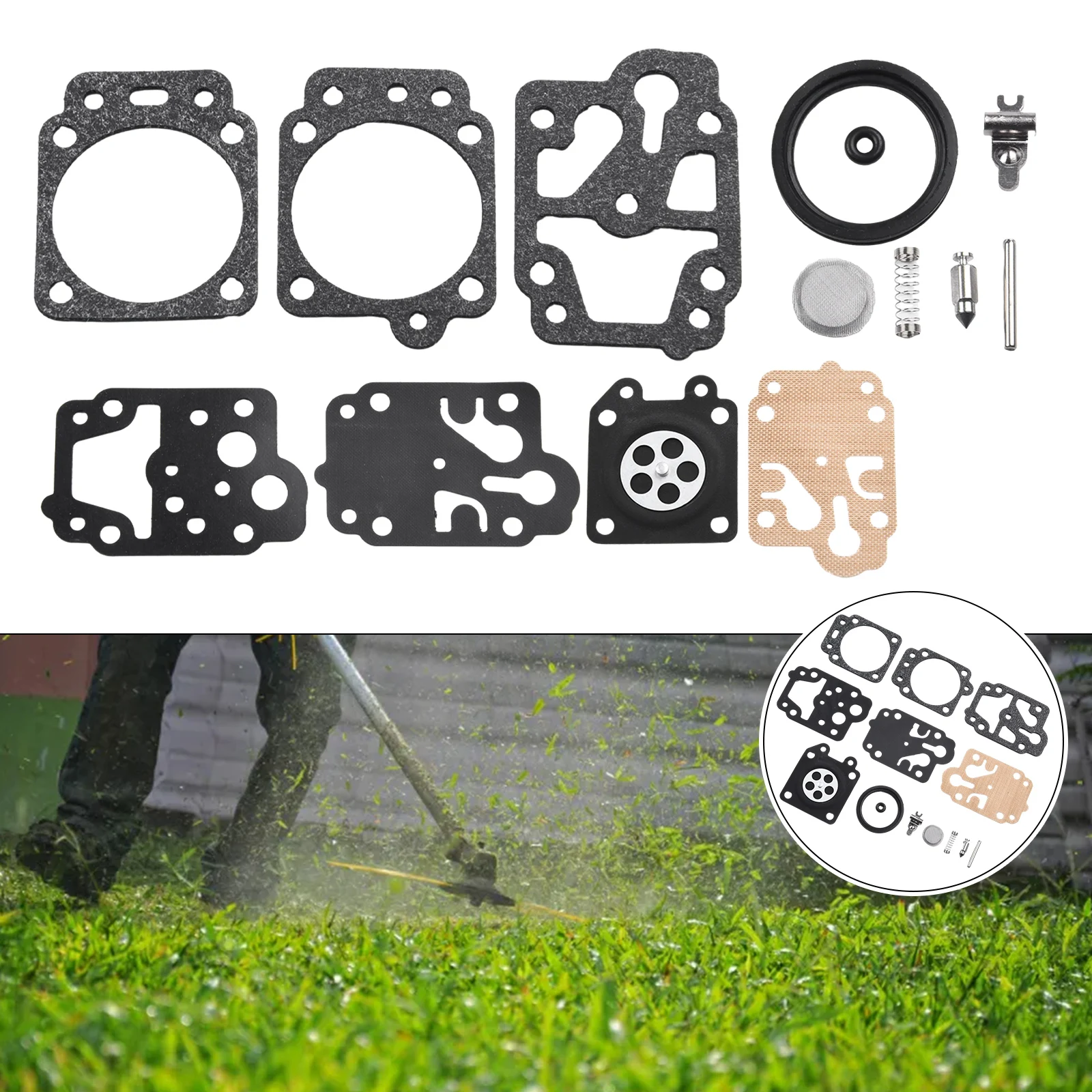 Ремонтный комплект карбюратора для Honda GX25 GX35 HHB25 HHH25 Walbro K20-WYJ аксессуары удобный