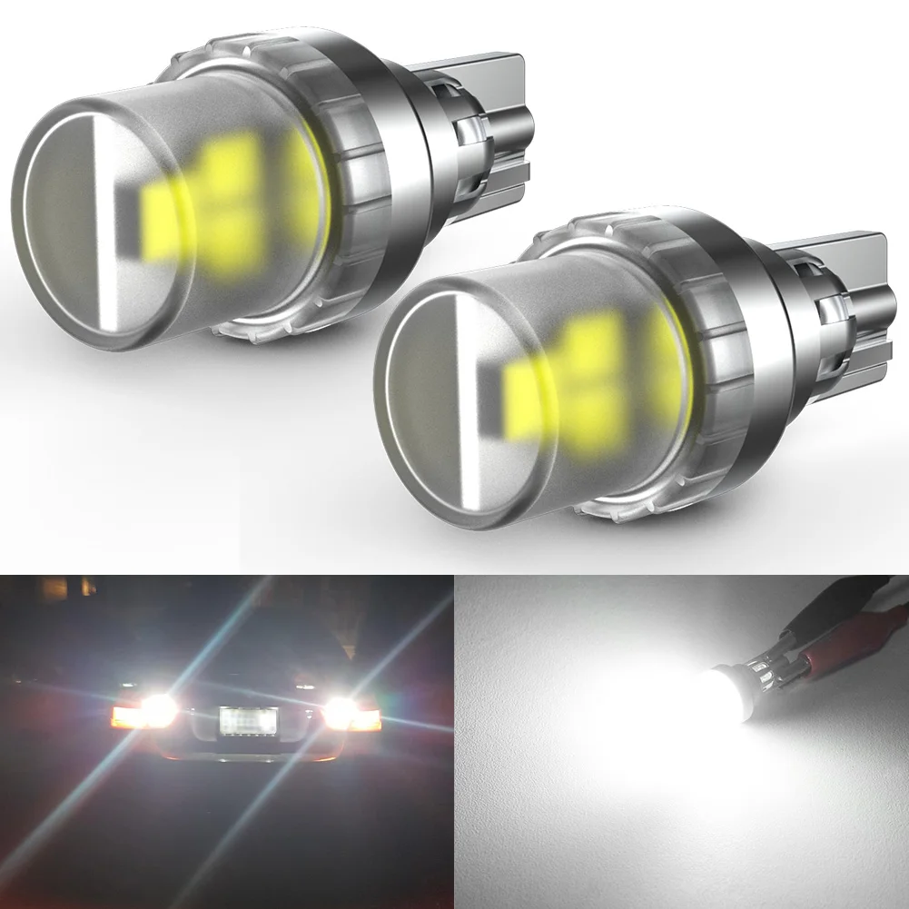 

2 шт., светодиодные лампы T15 W16W T16 для Jeep Wrangler Jk Compass Renegade Cherokee Patriot