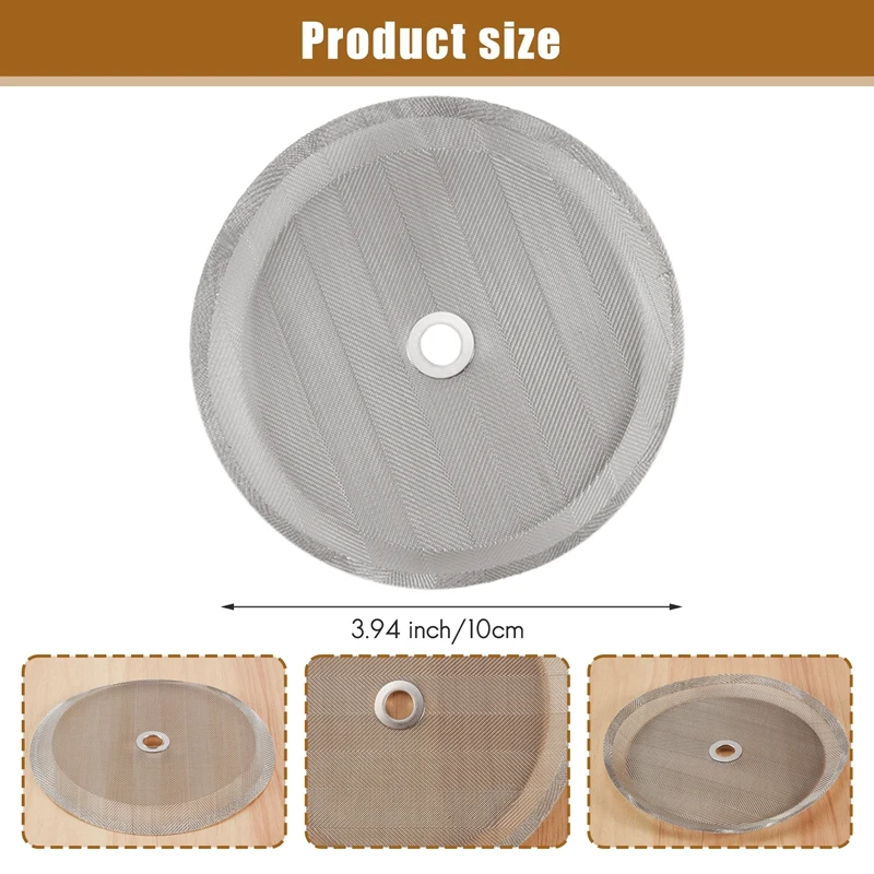 4 шт. сменные фильтры из нержавеющей стали для кофе 1000 мл 8 чашек