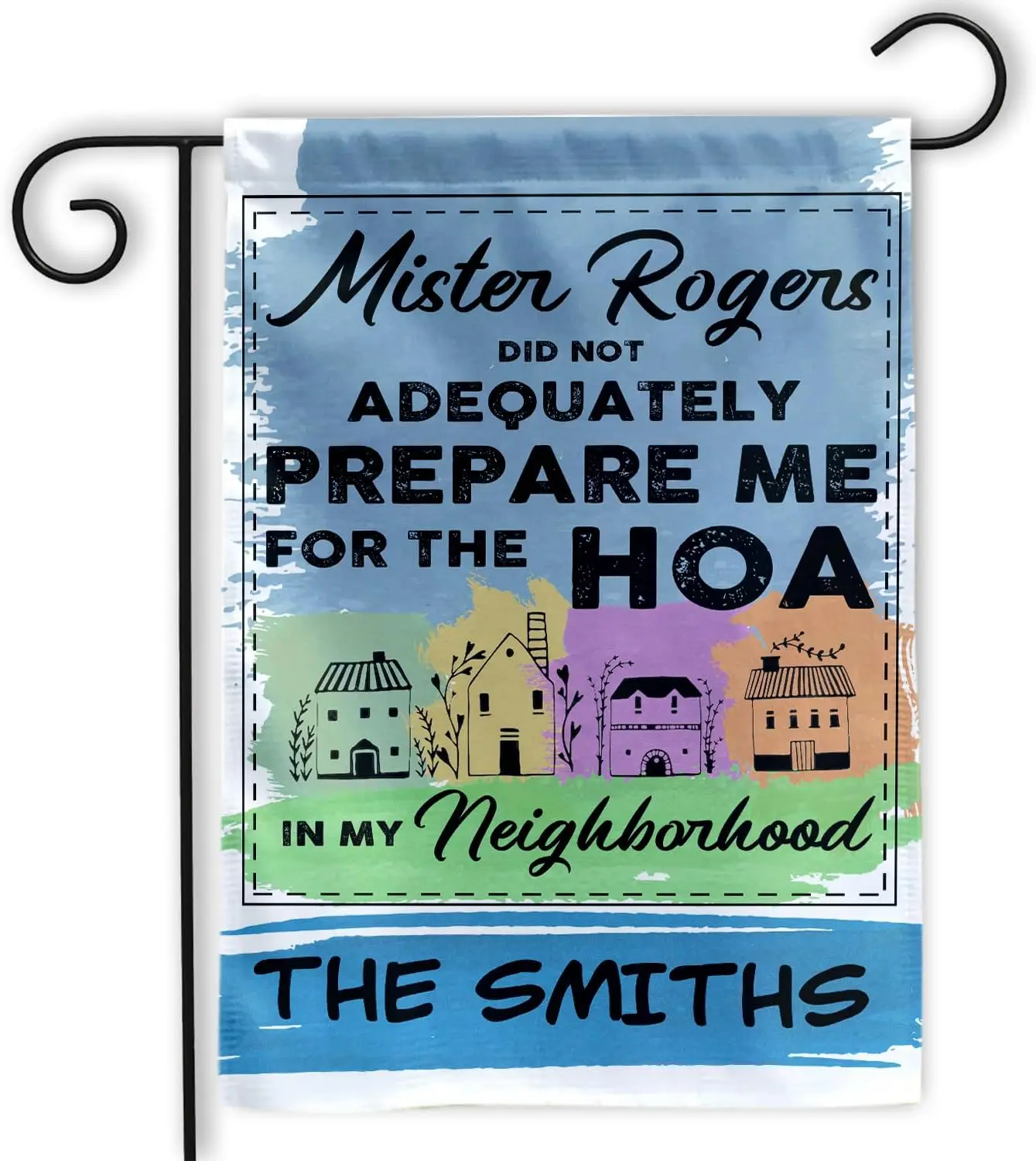 Г-н Роджерс не подготовил меня в качестве надлежащего флага сада отплатил