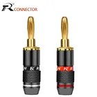 Штекеры для динамиков, немагнитные, высококачественные разъемы, 4 шт.2 пара