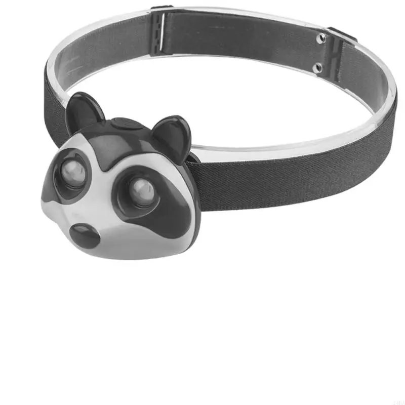 Фото USB перезаряжаемый уличный фонарик для кемпинга с милыми животными, светодиодная фара №2