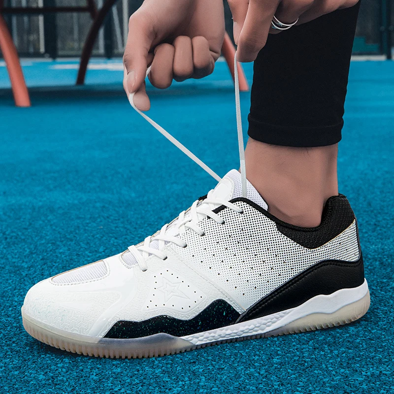 Professional Men's Table Tennis Shoes Comfortable and Breathable Badminton Game Tennis Training Shoes Table Tennis Sneakers Men
