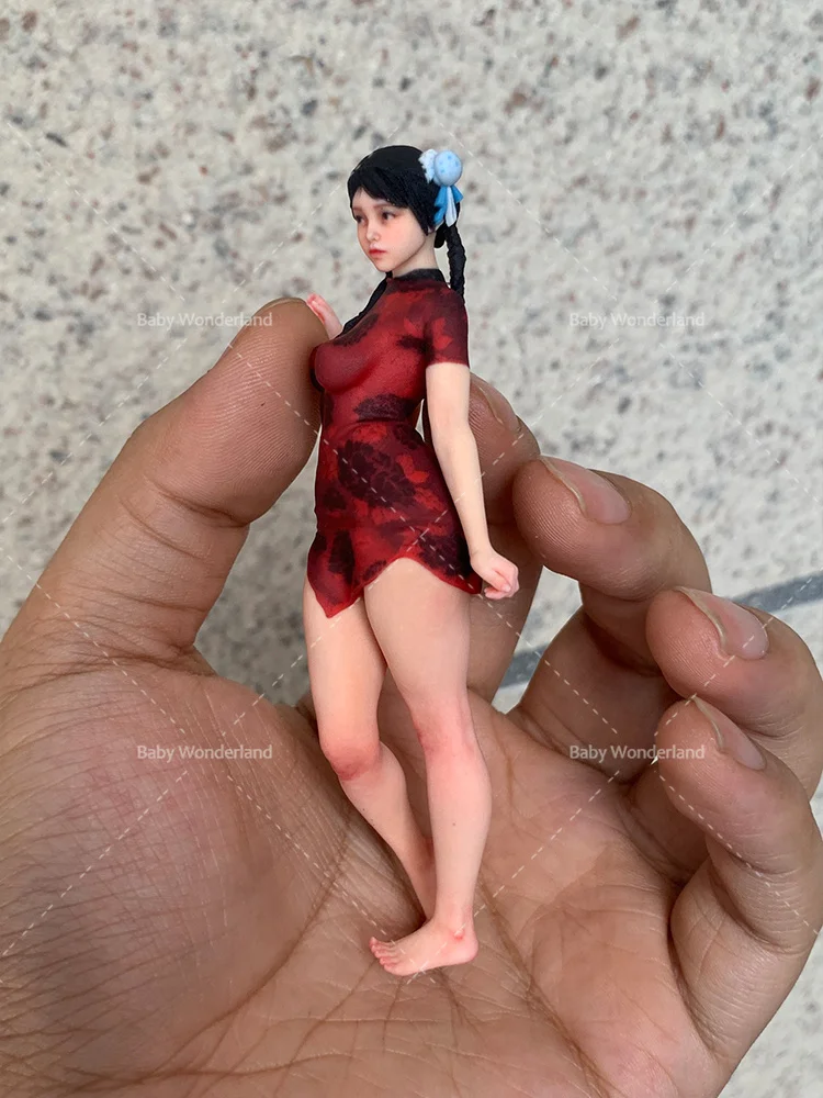 Фигурка девушки в чеонгсаме MAK 1/18 1/16 1/12