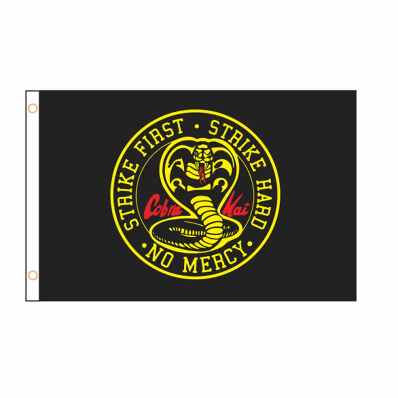 

Cobra Kai Karate Flag Miyagi-Do Karate Eagle Fang Karate Flag Banner 2ft*3ft 3ft*5ft
