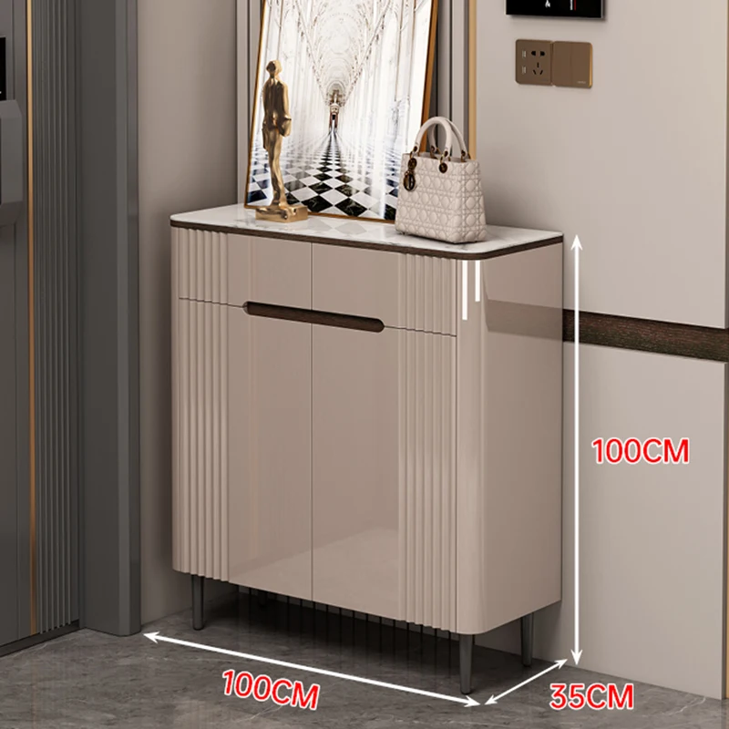 Кухонный буфет с декоративной полкой современные деревянные модульные полки