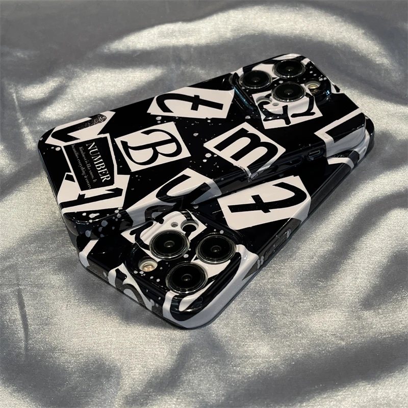 

Case for Huawei MATE40PRO MATE50 MATE50PRO Ink splashing on black background English anti-drop mobile phone protective case