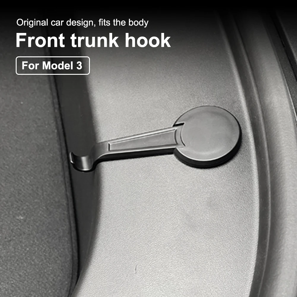 

Front Trunk Hook for Tesla Model 3 Storage Box Hooks A Pair with Tool Original Screw Cap Protective Nondestructive 2021-2022