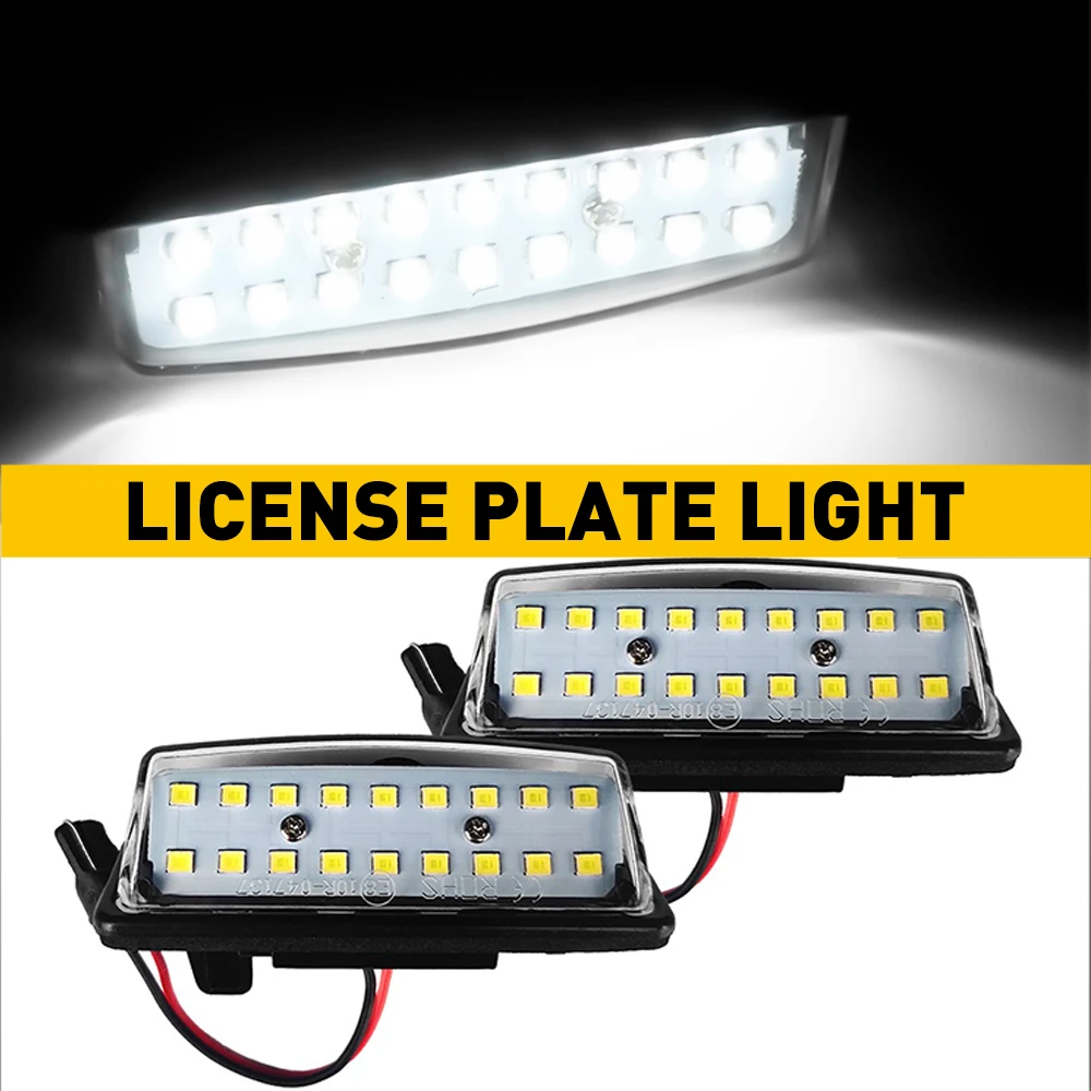 

Лампы для номерного знака, подходят для Nissan Sentra светодиодный Versa Note Rogue, Специальные номера, водонепроницаемая лампа для номерного знака, 2 шт.