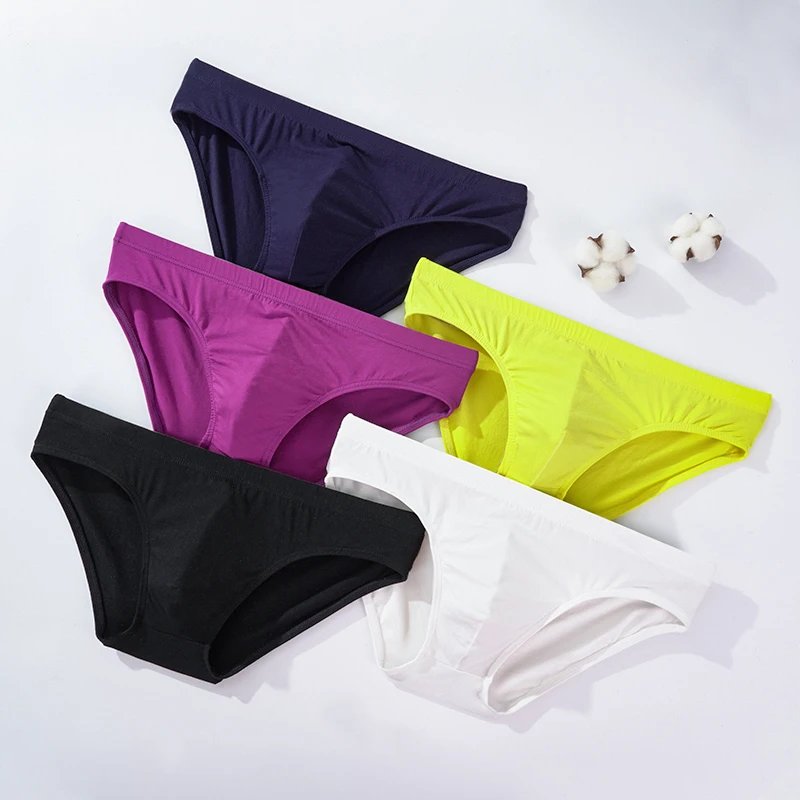 

Brand Men's Underwear Breathable Sexy Fashion Cotton Briefs Three-Dimensional Comfortable Trendy Underpants Shorts Panties