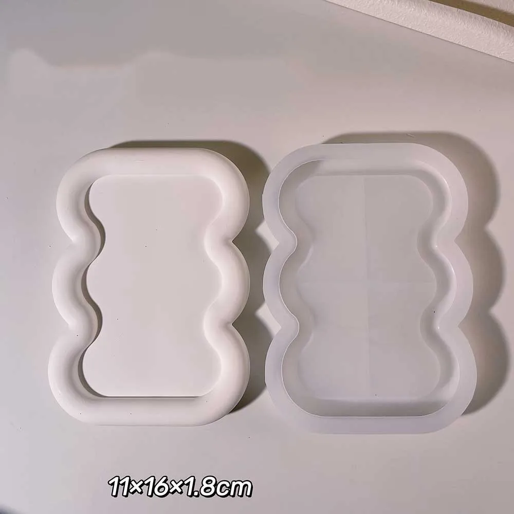 Силиконовый поднос для гипсовых стаканчиков подставки бетонных свечей домашний