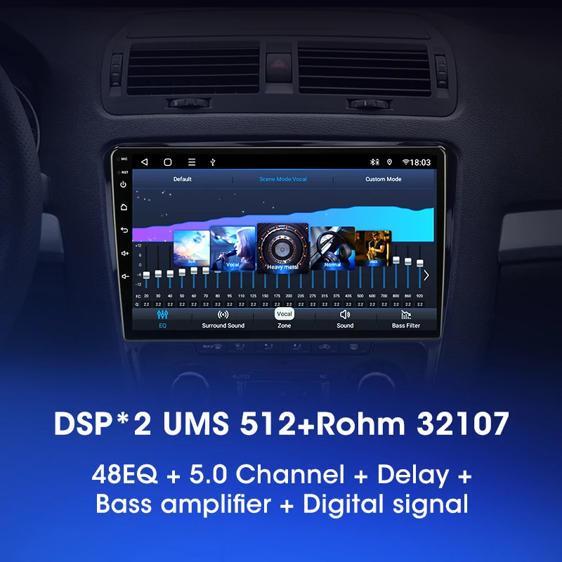 Автомагнитола 2 Din Android 11 для Skoda Octavia A5 2008 - 2013 мультимедийный плеер навигация GPS