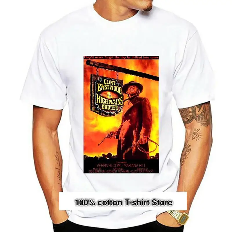 

Camiseta Unisex de High Plains Drifter Clint Eastwood, camiseta de The Good, The Bad And The Ugly, fresca, informal, orgullo