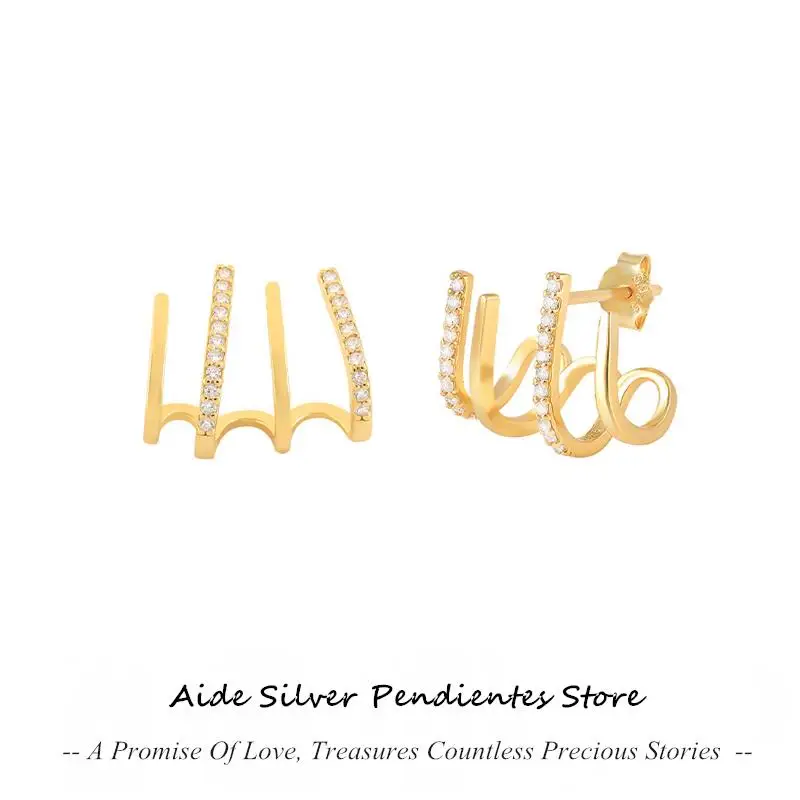 

Женские серьги-гвоздики из серебра 925 пробы, 18 к