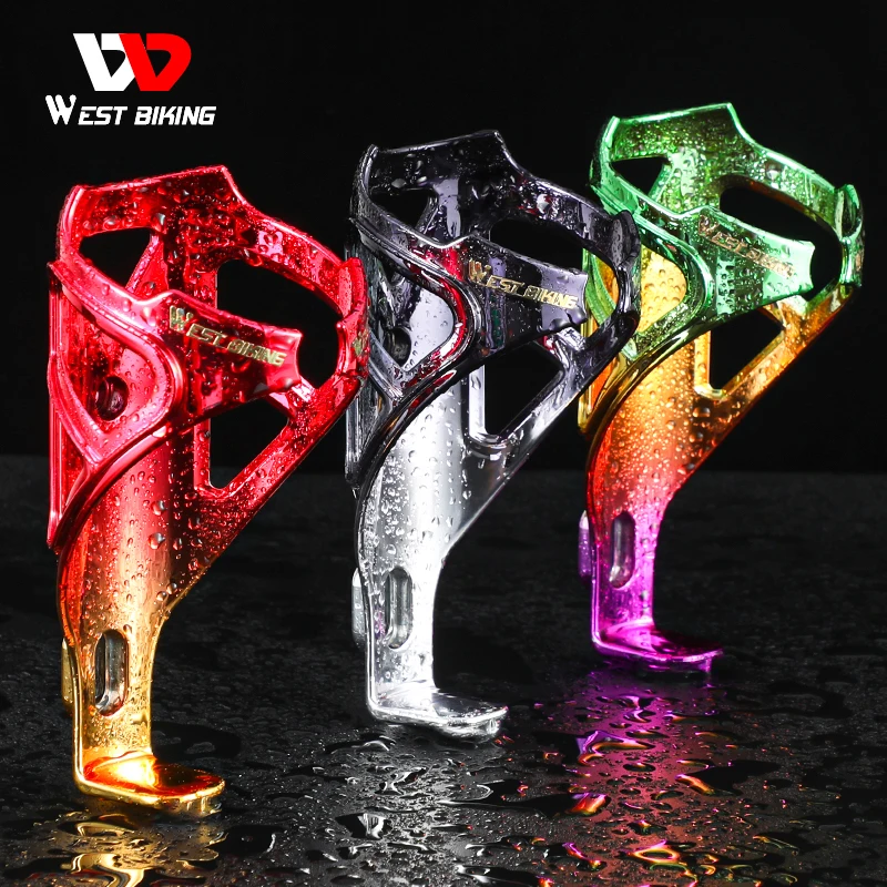 

Bicycle Gradient Water Bottle Rack Mountain Bike Water Bottle Rack PC Dazzling Cup Rack Outdoor Riding Equipment