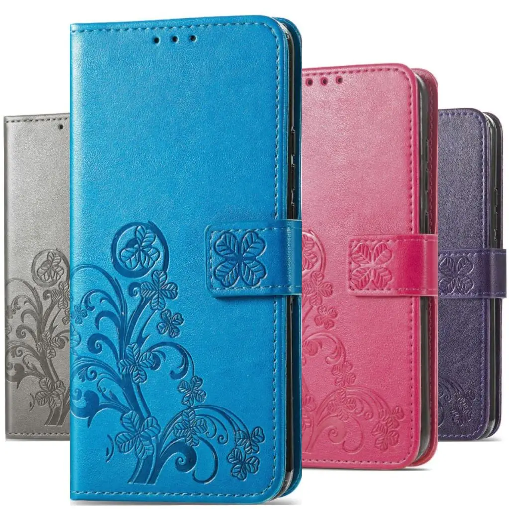 Флип-чехол Magic Clover для девочек защитный чехол Huawei Y5 Y6 2018 Y7 Prime 2019 Y9 Nova 5 Pro 5T P Smart Enjoy 7S
