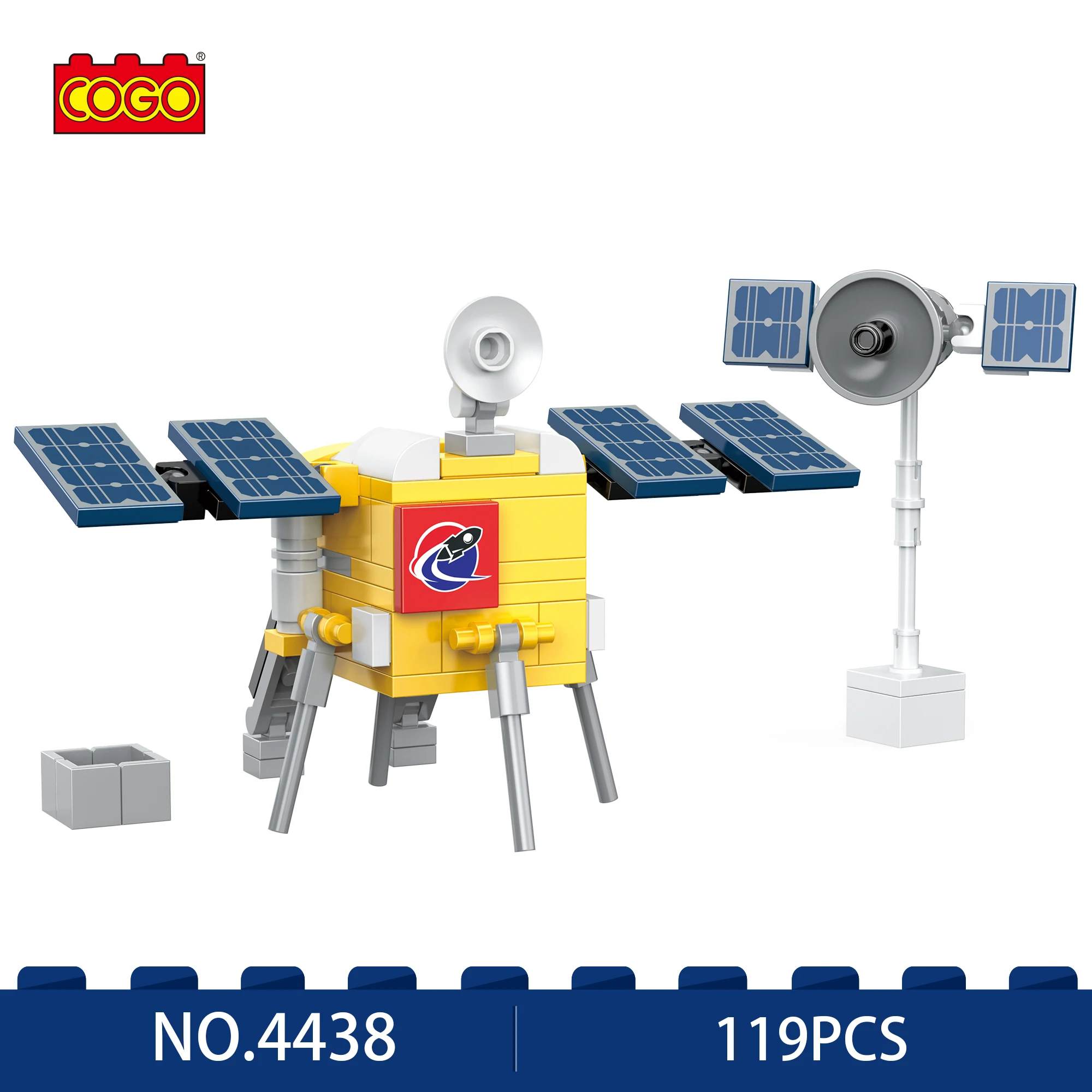 Набор Игрушек Cogo Building С Лунным Роверсом 119 Предметов Идеальная Игра Для