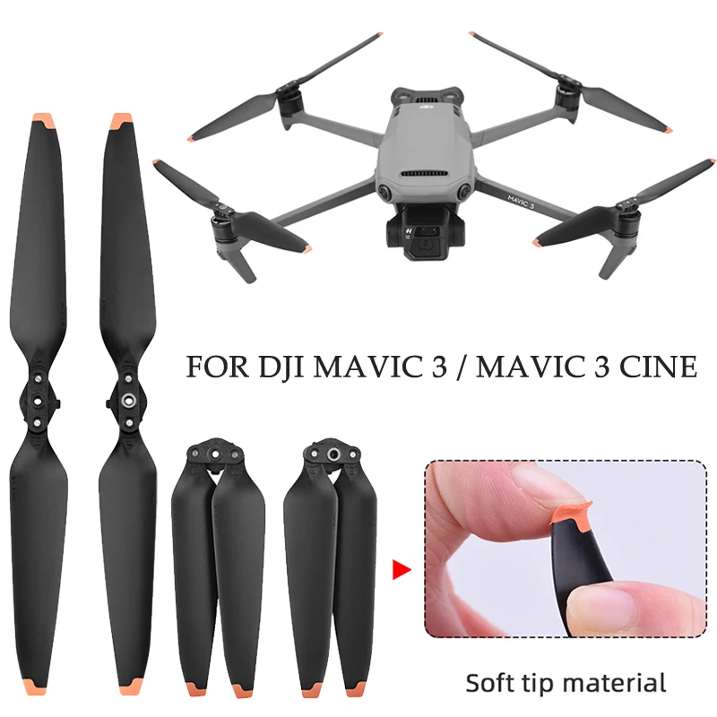 2 пары для DJI Mavic 3/Mavic 3 CINE Propeller 9453F Props 9453 пропеллеры Blade Drone New |